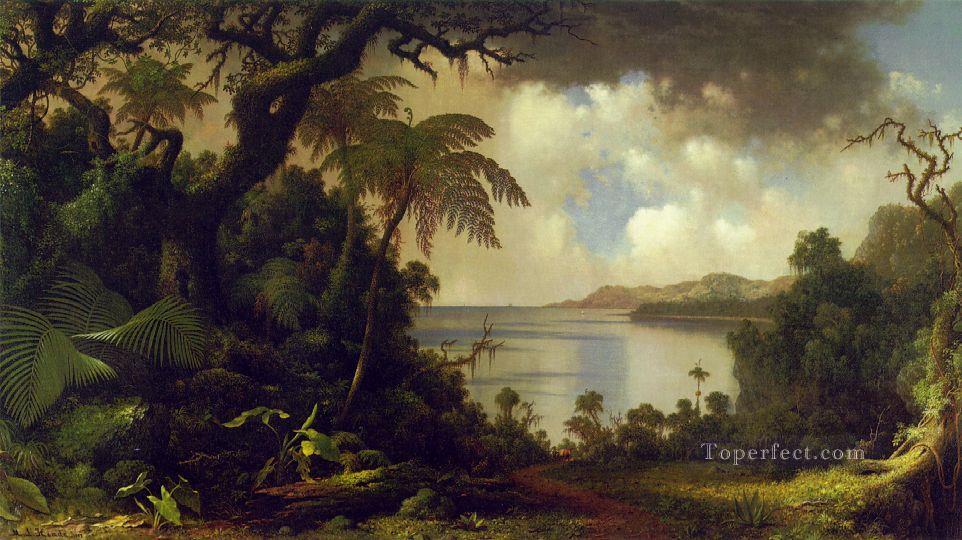View from Fern Tree Walk Jamaica ATC Romantic Martin Johnson Heade Landscape Oil Paintings